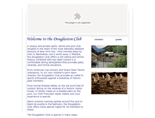 Tablet Screenshot of douglastonclub.com